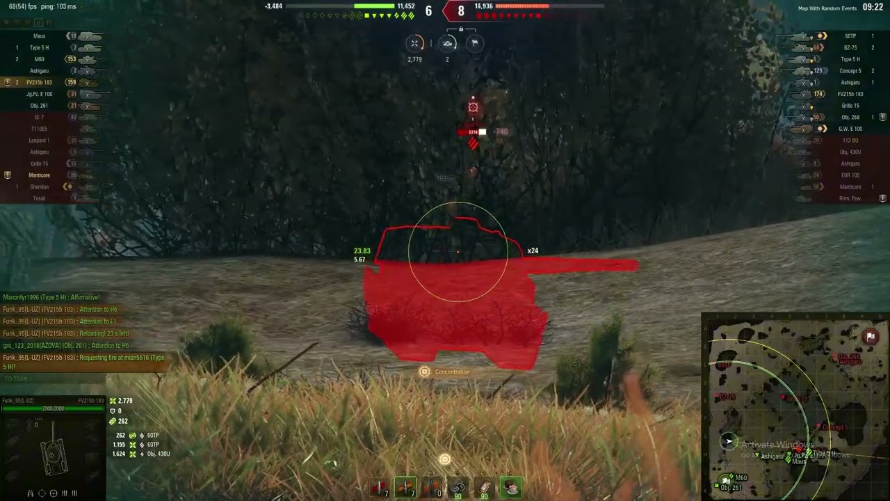 FV215b 183 - 11K damage