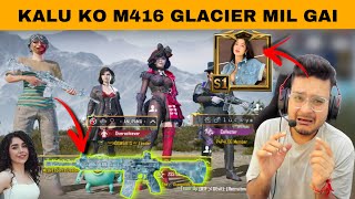 Finally I Got New M416 Glacier Max Random Girl Gifted Me New M416 Glacier 30 Kills Dinner