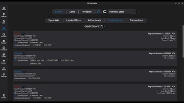 Cardano P2P-DeFi Wallet Tutorial - Loans