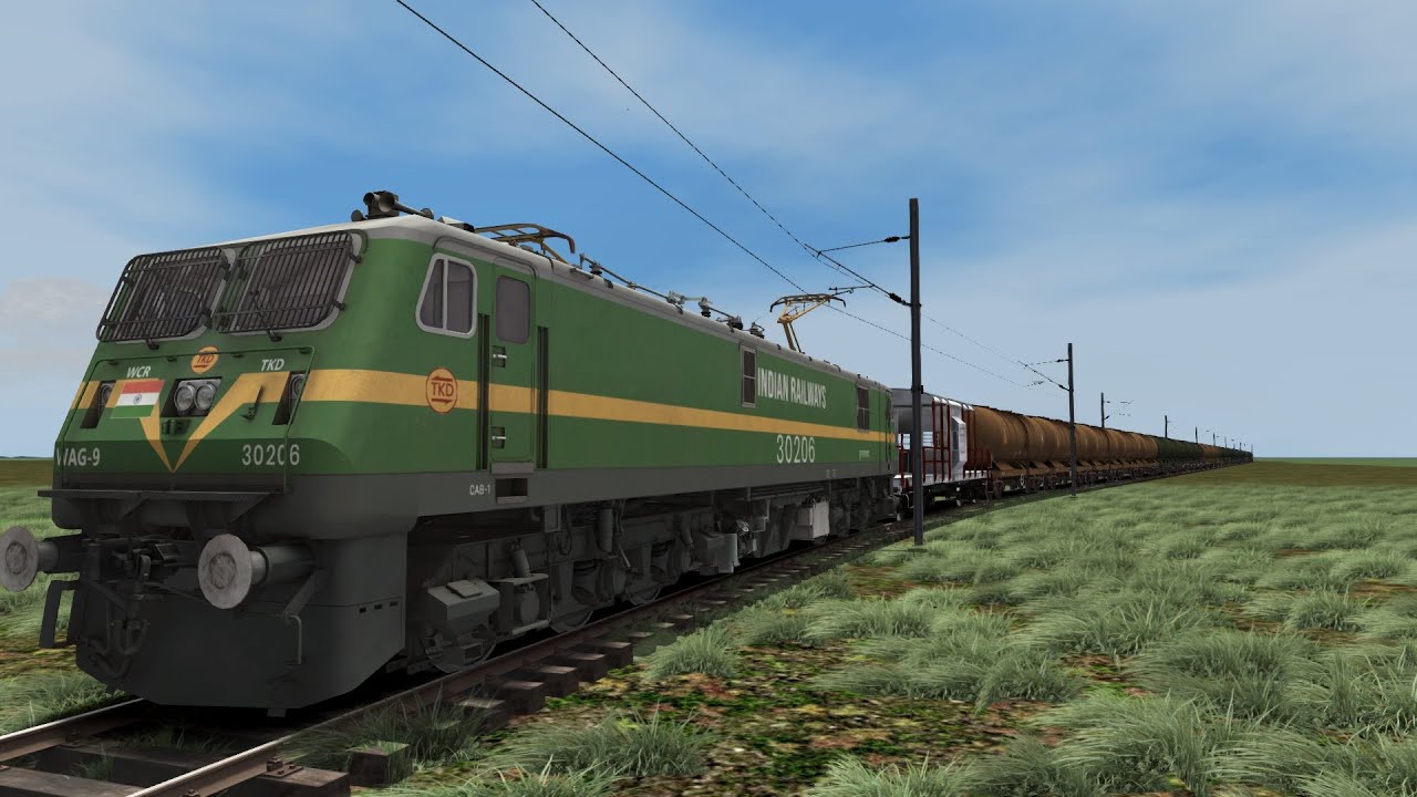 Btpn Rake WAG-9 Startup | BTPN Rake | Skipping Dhandari Kalan via Yard | # ...