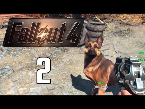 Fallout 4 - Modded Let's Play Gameplay - Part 2 - A Dog Companion