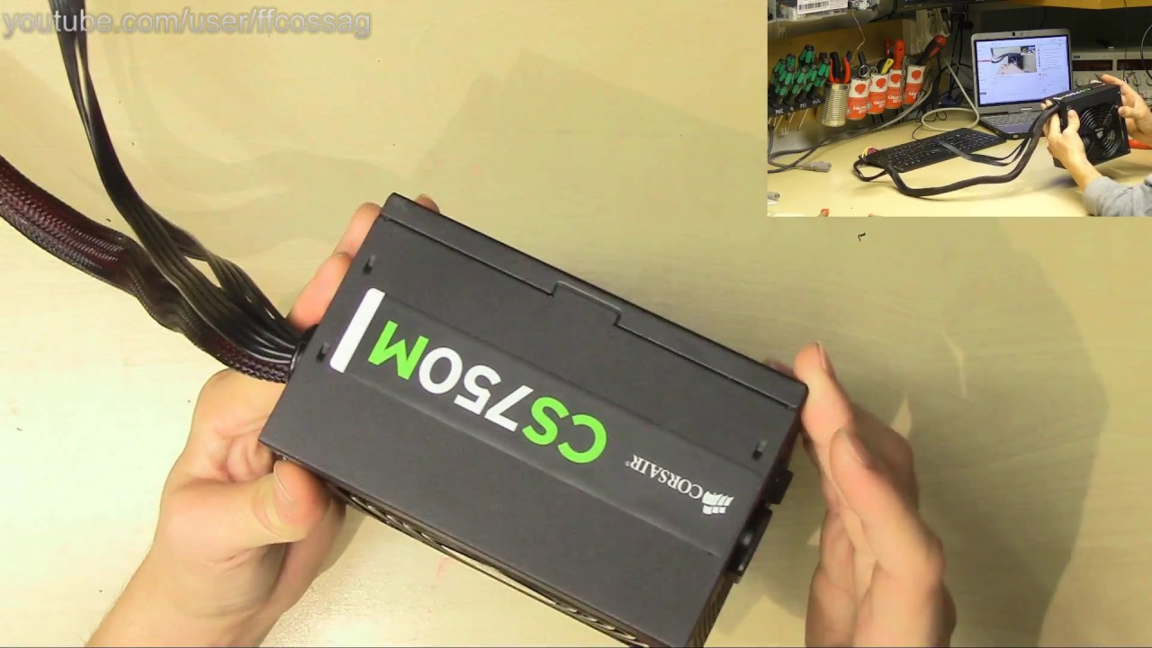 REC'D STRM: Old Corsair CS750M PSU teardown / repair - YouTube
