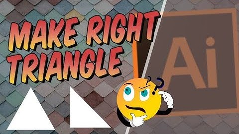 How to Make a Right Triangle in Illustrator