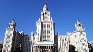 Главное здание МГУ (The main building of Moscow State University)