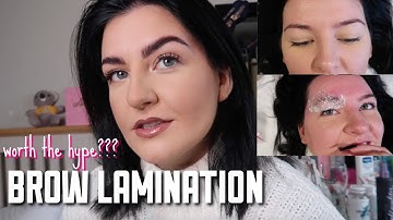 I GOT MY BROWS LAMINATED // WORTH THE HYPE? ☕️ *first time getting my brows done in 2 years!*