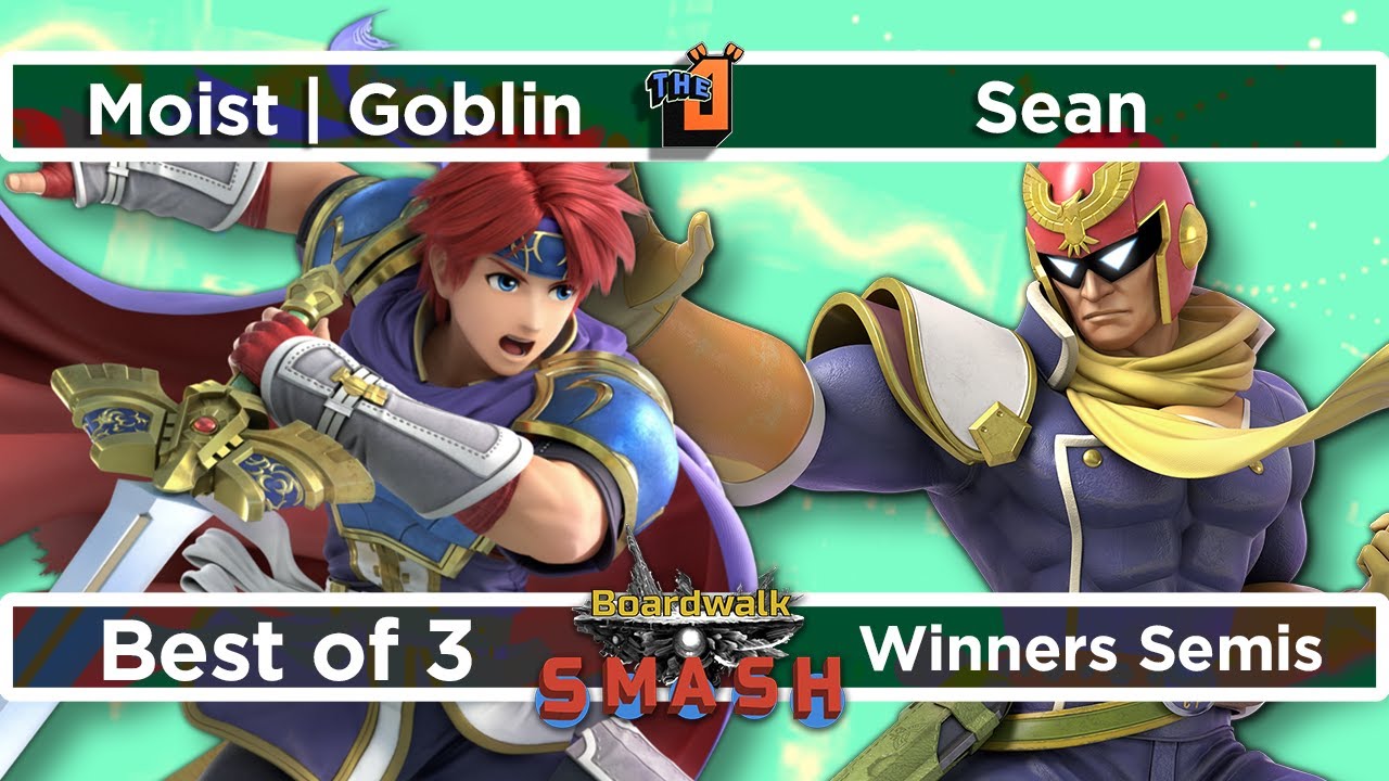 Sean (Captain Falcon) vs Moist | Goblin (Roy) Winners Semis - Boardwalk