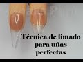 Técnica de limado para estructura de uñas Acrílicas o gel perfectas / Xnails Academy