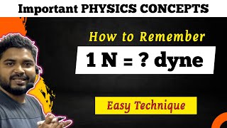 How to Convert Newton to dyne  important Physics concepts || Class 11, Class 12 || jee neet