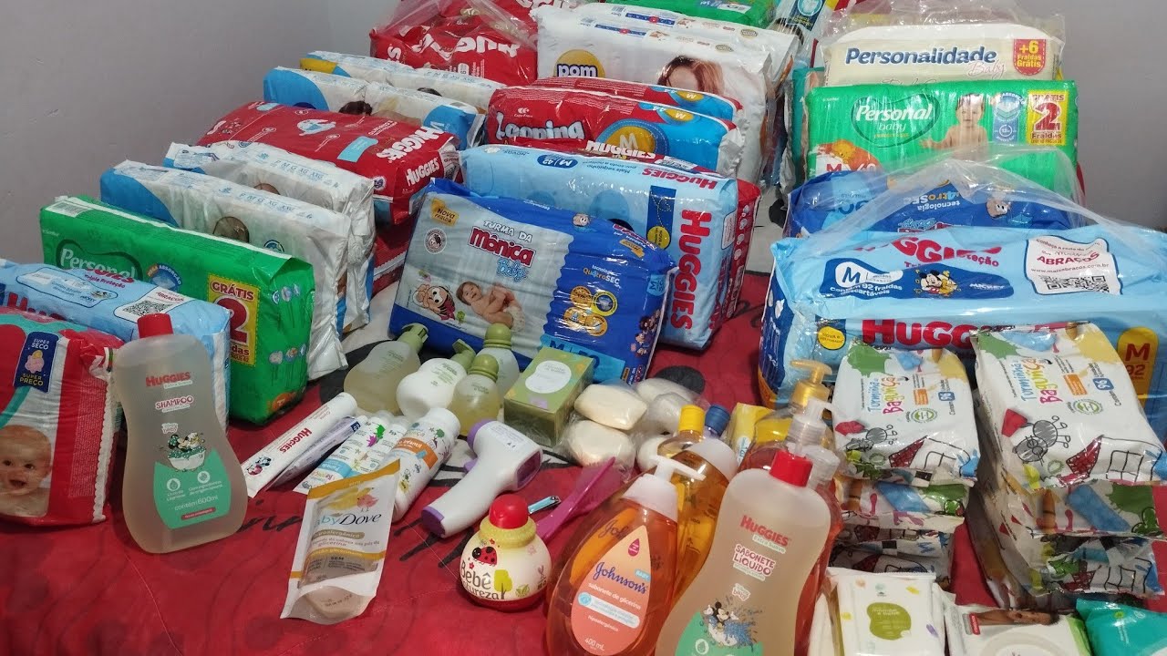 ENXOVAL COMPLETO DE HIGIENE DO BEBÊ/ MOSTREI TUDO/ ESTOQUE/ ENXOVAL DO BEBÊ 🍼