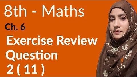 8th Class Math, Ch 8 - Practical Geometry Review Exercise Q 2 Part (11) | 8th Class Maths