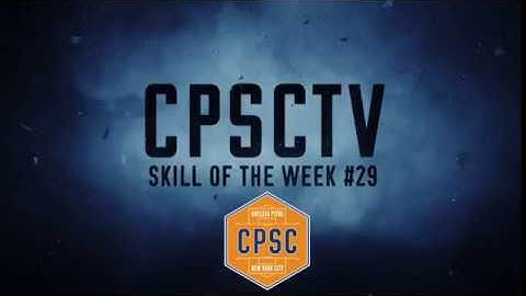 CPSCtv Skill of the Week #29 | Roll - Stepover - Push