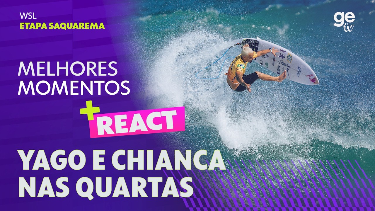 ÍTALO ELIMINADO; YAGO E CHIANCA AVANÇAM | MELHORES MOMENTOS ETAPA SAQUAREMA | WSL 2026 | ge tv