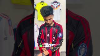 AC Milan Retro Jersey – Premium Quality  #jarsey #football #acmilan #retrojarsey