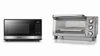 BLACK+DECKER EM031MB11 Digital Microwave Oven with Turntable Push-Button Door