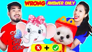 Wrong Answer Only Challenge | Christy FunZone