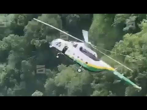 გუდაურში სასაზღვრო პოლიციის ვერტმფრენი ჩამოვარდა