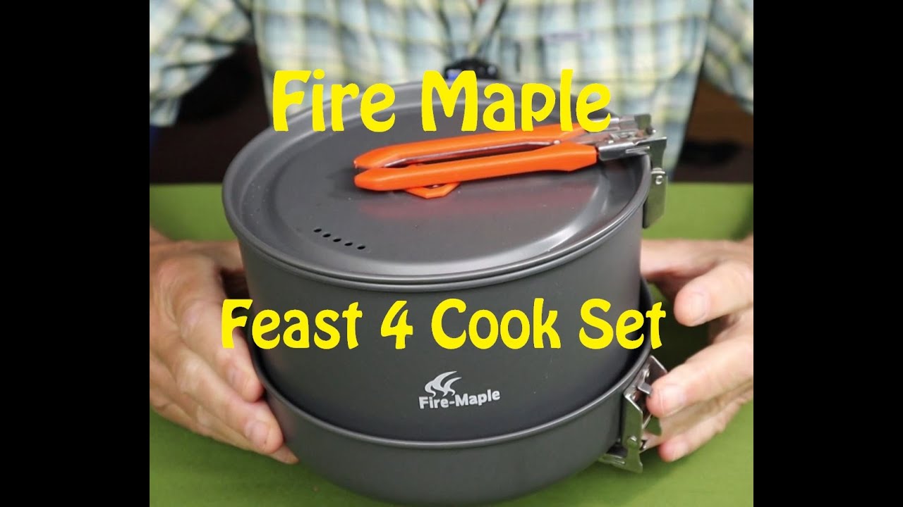 Fire Maple Feast 4 Hard Anodized Cook Set 