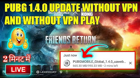 PUBG 1.4.0 UPDATE WITHOUT VPN SE AND WITHOUT VPN PLAY.HOW TO PLAY PUBG 1.4.0 WITHOUT VPN