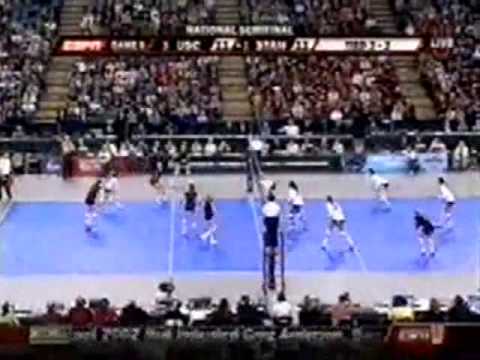 Highlights of the 2007 NCAA Women's Volleyball National Semifinals between Stanford and Southern California. December 13, 2007. Sorry that the quality isn't the best!