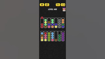 Ball Sort - Color Puzzle Game - Level 493 - Walkthrough SOLVED by RobotPlayer AI!!!