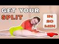 How to Get Your Front Splits | Follow Along Routine
