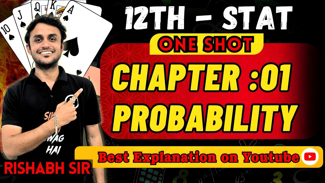 Class 12 GSEB Probability One Shot🔥 | Statistics Most Important ...