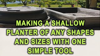 DIY  Easy Planter Of All Shapes And Sizes With One Simple Tool