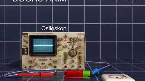 Sabit və dəyişən cərəyan. Osilloqraf