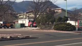 CSFD Engine 12 responding to a possible structure fire