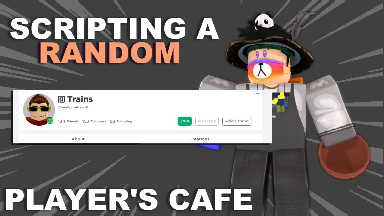 Scripting A RANDOM Player S CAFE Roblox YouTube 