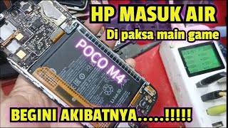 This Is The Result A Cellphone That Gets Wet Is Forced To Play Games