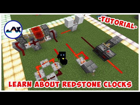 How to Redstone Clocks | Tutorial | Minecraft