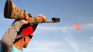 Trick Shots with the Salvo 12 Shotgun Suppressor by SilencerCo??? | Gould Brothers
