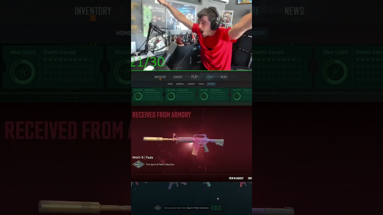 shox just got new m4a1s fade  