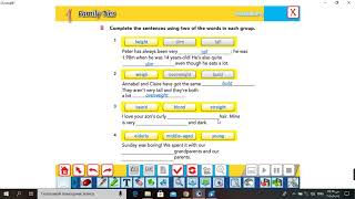 prep 1 close up unit 1 Family ties  Vocabulary 1 05