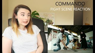 Commando Fight Scene Reaction by Rebecca | Vidyut Jamwal