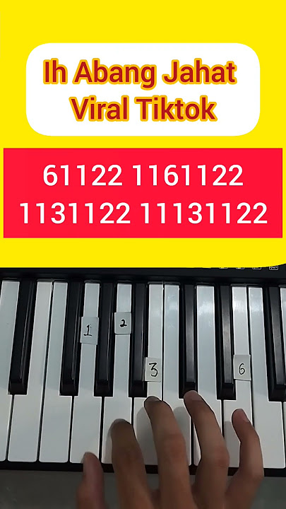 Download lagu Ih Abang Jahat Viral Tiktok (Piano Tutorial) #tiktok #shorts #fyp #music #viral #piano
