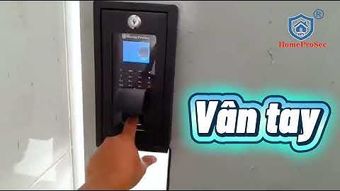 Bộ khoá cổng vân tay nhà trọ có Báo Động Quên Đóng Cửa