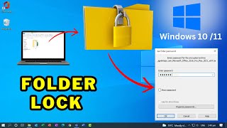 How to lock folder in Windows 10|PC me Folder Lock kaise karen|Password Protect Folder on Windows PC