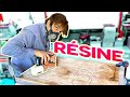 Pc gamercratif en rsine et bois  sur un mur  wallmod deskmod diy ep01