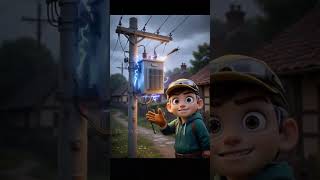 Pole Se Niche Latakta Ye Wire Kya Hota Hai? | Earthing Truth#shorts