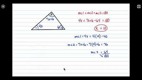 Triangle Theorems (Triangle Sum, Ext. Angle, AAS)