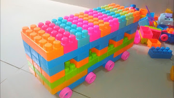 Satisfying DIY  Big  Bus 2 / : ASMR Building Blocks/block game I#lego