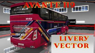 Tes drive sinar muda Avante H9 Bus simulator Indonesia