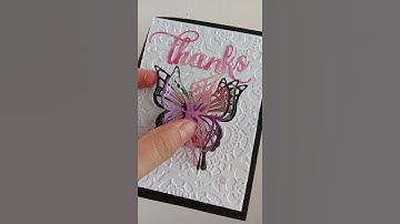 How to use Embossing Folder #timholtz #stampsbyme #sizzix #rangerink #tonic