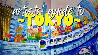 The ultimate artists’ guide to Tokyo * best places to visit, sketch and shop for art supplies!