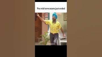 Midterm exams 😔😏 #exam #shorts #video #funny #tkmoc #tmkocvideo