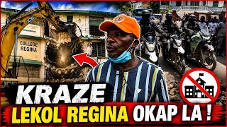 WI FOUT OKAP DELEGE A AP KRAZE LEKOL REGINA ASWE APRE 48 EDTAN LI TE BAY LA POU ME A TE KRAZEL LA