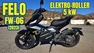 FELO FW-06 (2023) | Elektro-Roller mit 5 kW | Probefahrt, Walkaround, 0 auf 100 km/h | VLOG 477