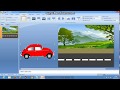 cara membuat animasi mobil berjalan di power point
